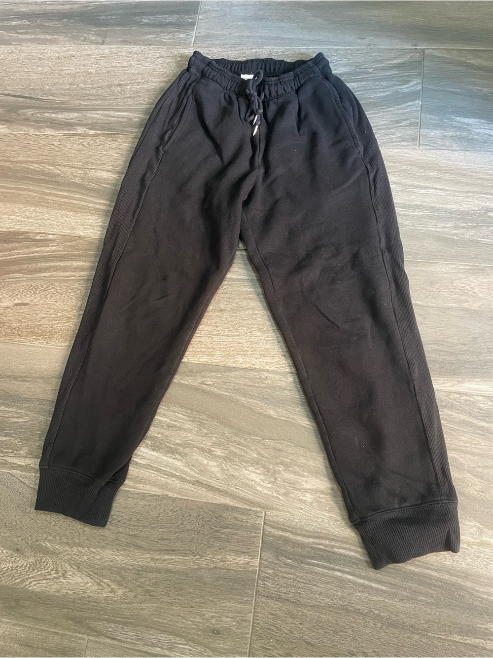 PINK Victoria's Secret Black Drawstring Jogger Pants